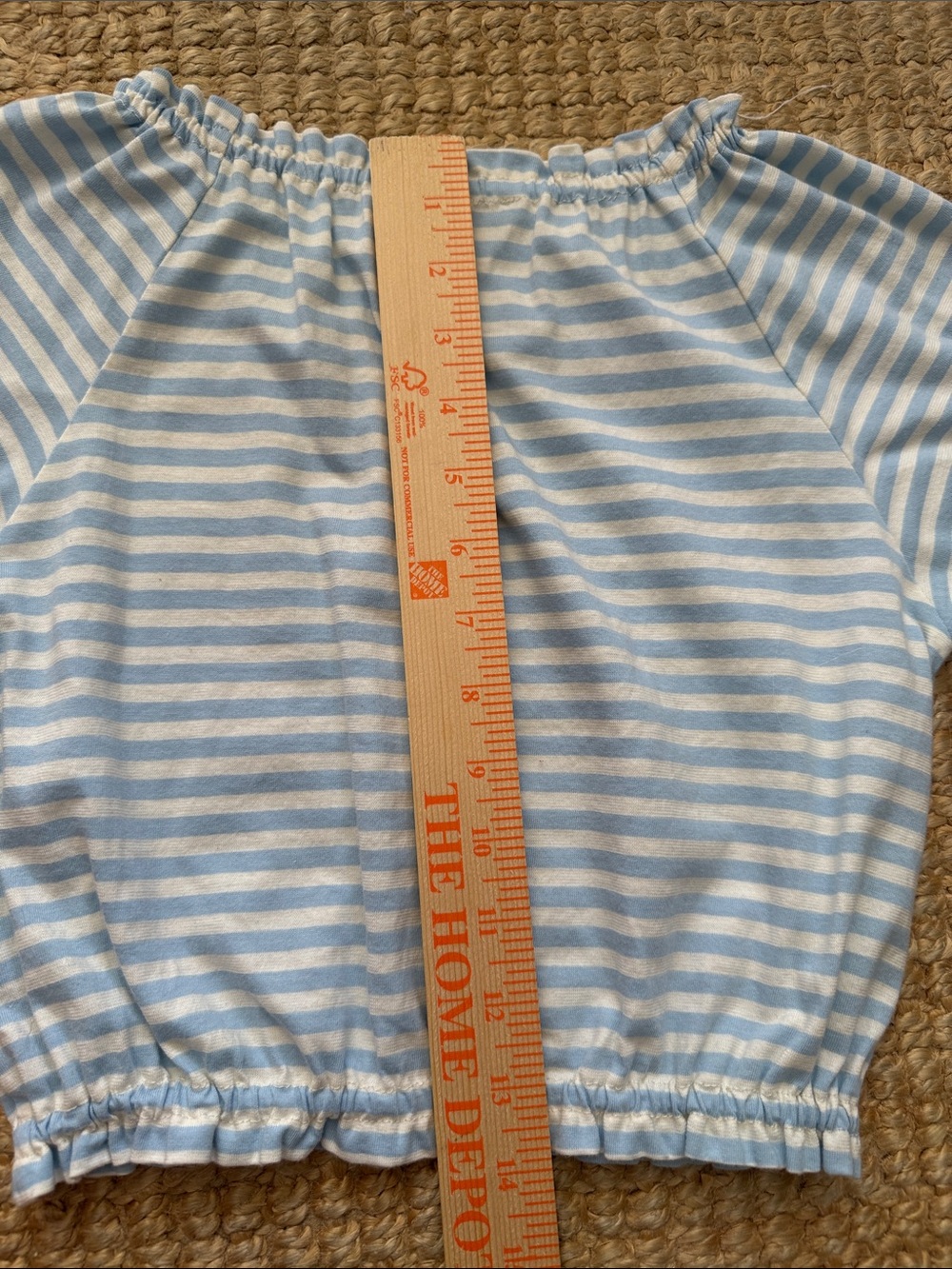 Zhoe & Tobiah Striped Girls Cropped Top sz 8 - Picture 7 of 7